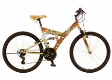 24"18 speed suspension Mountain bike